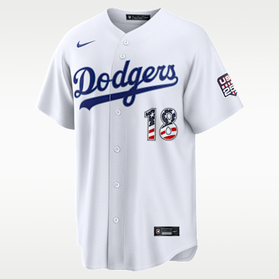 Yoshinobu Yamamoto Los Angeles Dodgers USA 250 Men's Nike MLB